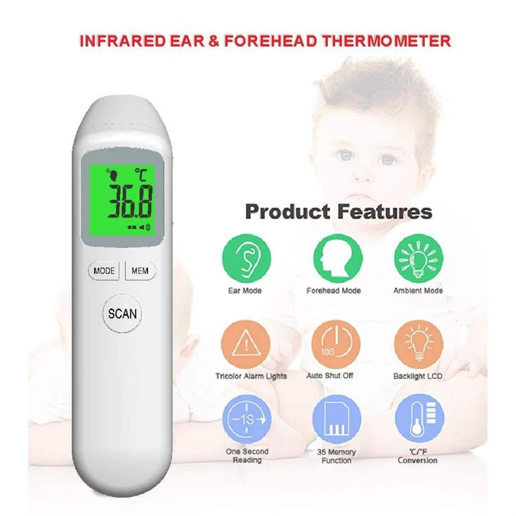 Infrared Ear and Forehead Thermometer suppliers